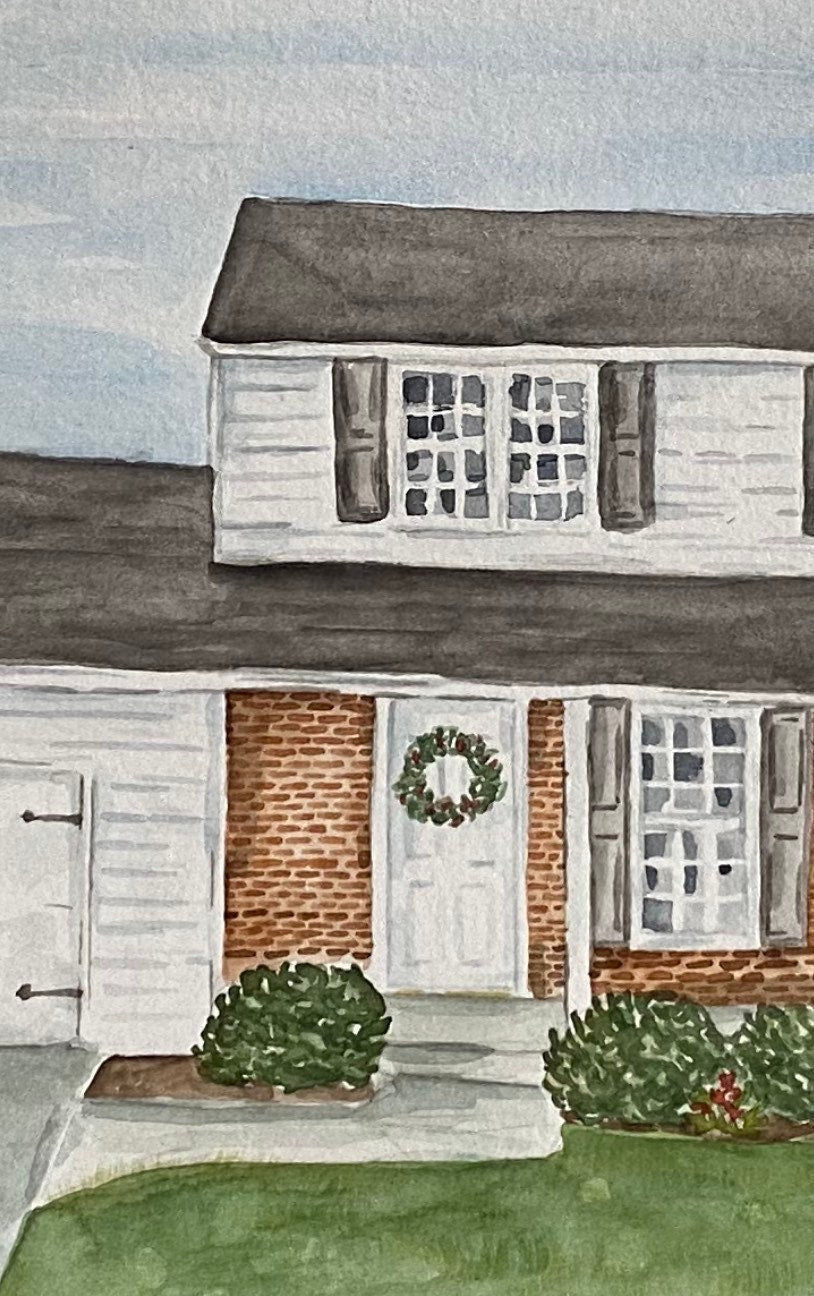 Custom Home Portraits, House Painting